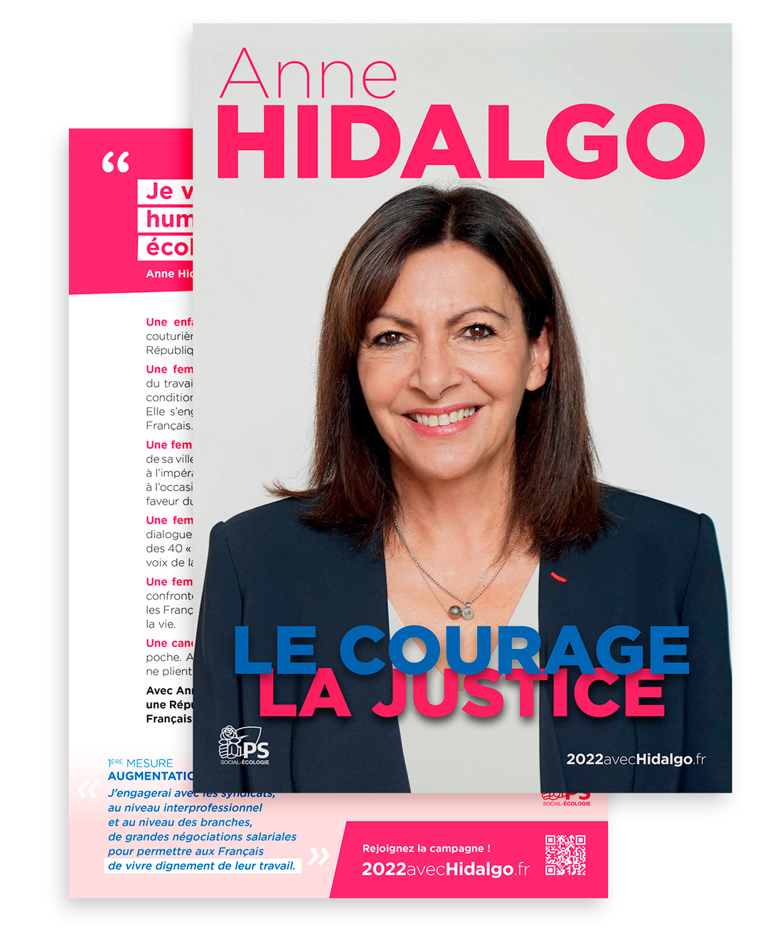 Le premier tract de campagne d'Anne Hidalgo pour la présidentielle de 2022 Le premier tract de campagne d'Anne Hidalgo pour la présidentielle de 2022