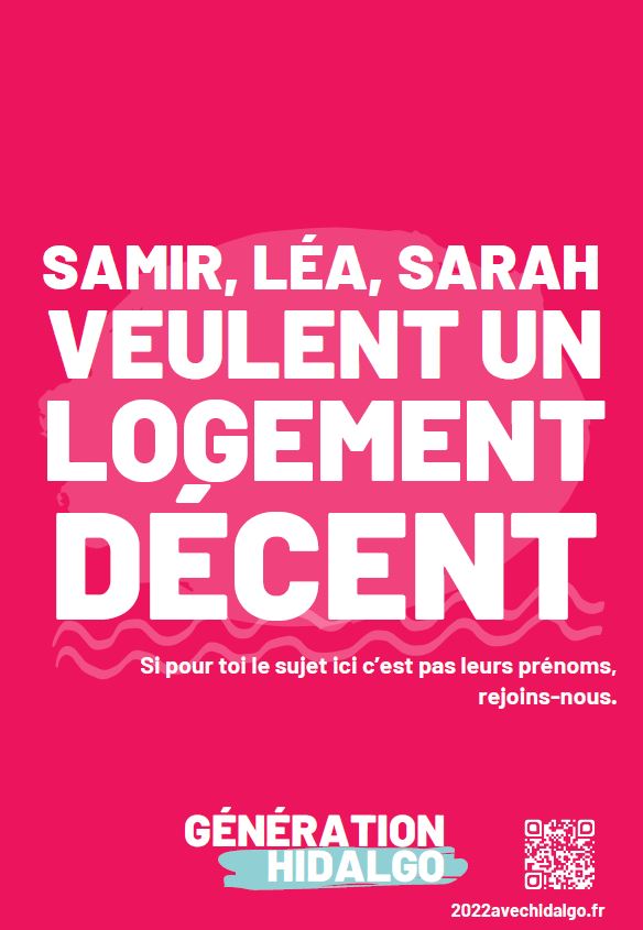 Affiche Génération Hidalgo : Un logement décent pour les jeunes Affiche Génération Hidalgo : Un logement décent pour les jeunes