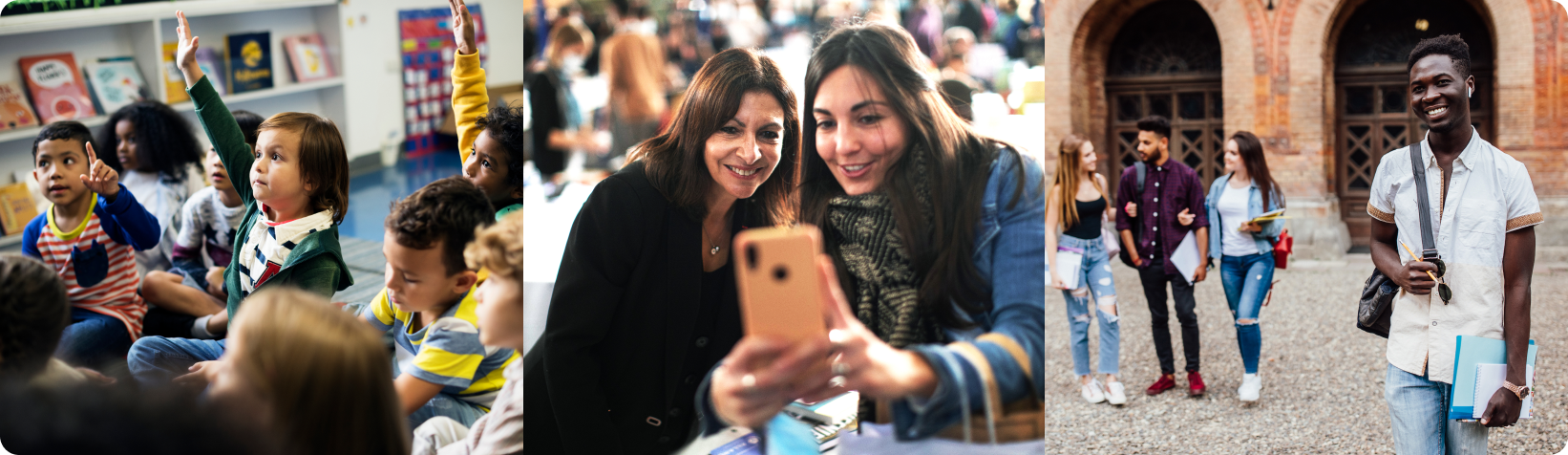 La France à voix haute : Participez, venez dire avec Anne Hidalgo ce que devrait être l'éducation de demain La France à voix haute : Participez, venez dire avec Anne Hidalgo ce que devrait être l'éducation de demain